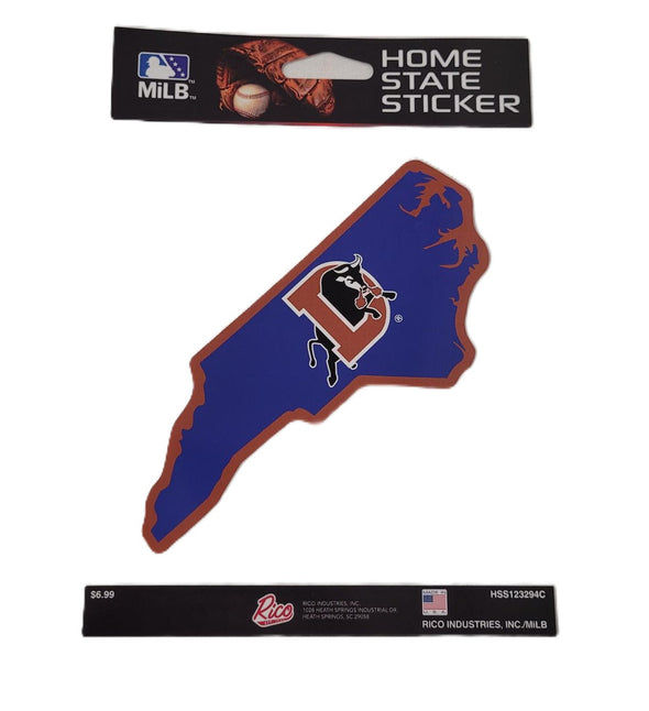 Durham Bulls State Decal