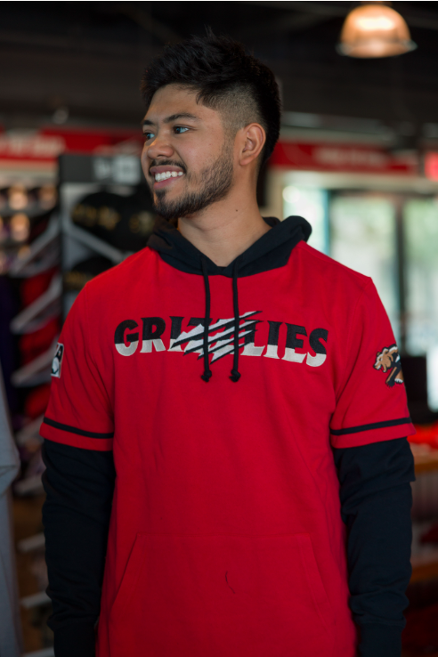 Men's Red Shortstop Pullover