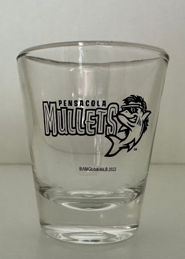 Pensacola Blue Wahoos Mullets Shot Glass