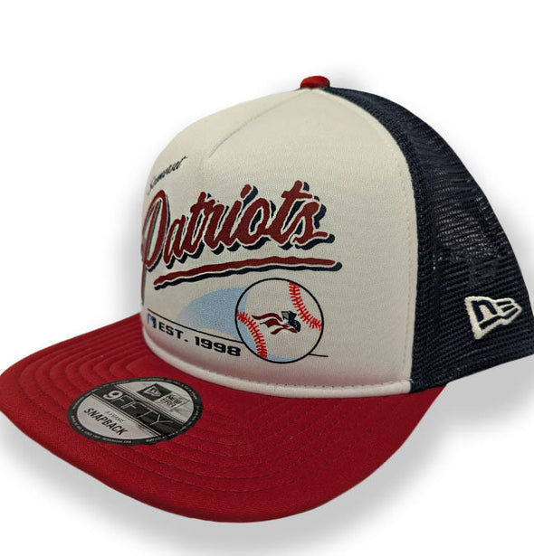 Somerset Patriots New Era Adult 9Fifty Retro Script Snap Back Cap