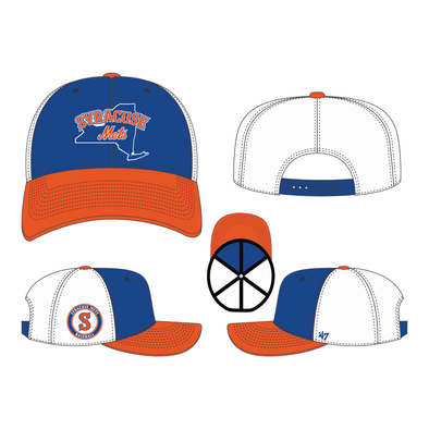 Syracuse Mets 47 Side Note Trucker Adj. Cap