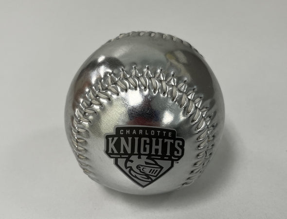 Charlotte Knights Rawlings Silver Baseball