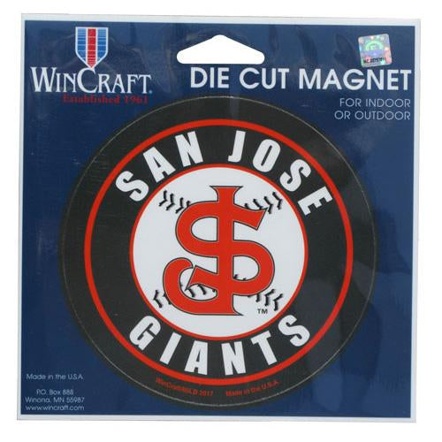 San Jose Giants Die Cut Magnet