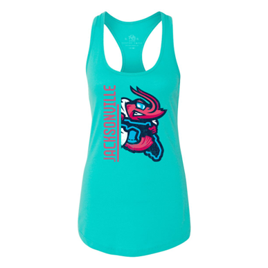 Jacksonville Jumbo Shrimp 108 Stitches Ladies Split Screen Tank