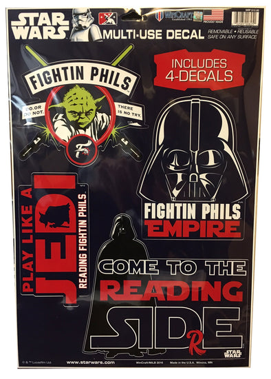 WinCraft Reading Fightin Phils Star Wars Decals