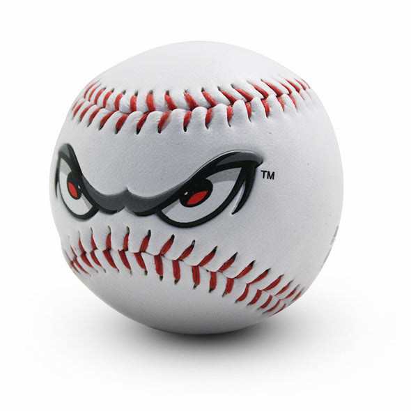 Lake Elsinore Storm White Logo Ball - Eye Logo