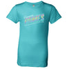 BRP NEW ARRIVAL!  YOUTH GIRLS' PRINCESS T-SHIRT WITH RAINBOW WORDMARK