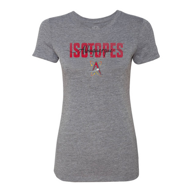 Albuquerque Isotopes Tee-Wmn Script