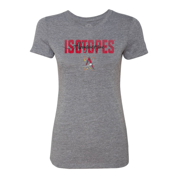 Albuquerque Isotopes Tee-Wmn Script