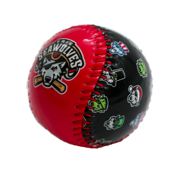 Erie SeaWolves  Holiday Logo Souvenir Baseball