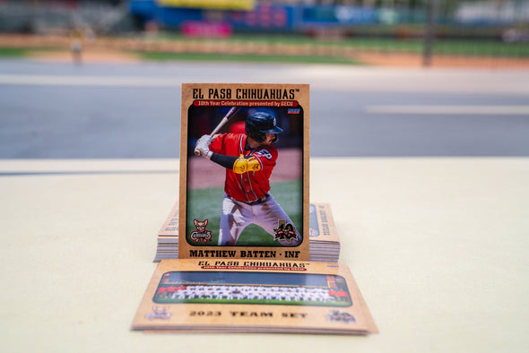 2023 CHIHUAHUAS OFFICIAL TEAM CARD SET