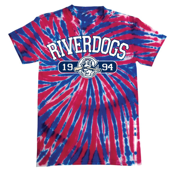 Charleston RiverDogs Patriotic Tie-Dye Tee