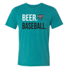 Charlotte Knights 108 Stitches Beer Baseball Tee