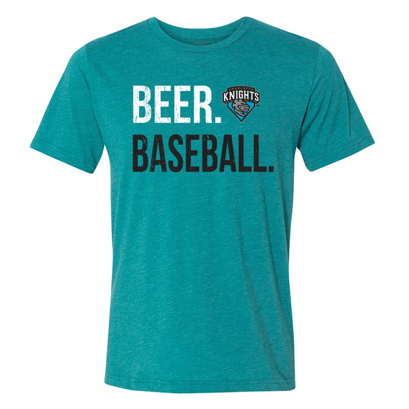 Charlotte Knights 108 Stitches Beer Baseball Tee