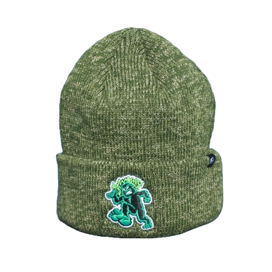 Eugene Emeralds Outdoor Cap Olive Knit Beanie