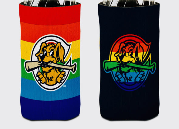 Charleston RiverDogs "Tall Boy" Rainbows Koozie