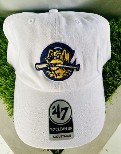 Charleston RiverDogs '47 Clean Up White Adjustable Cap