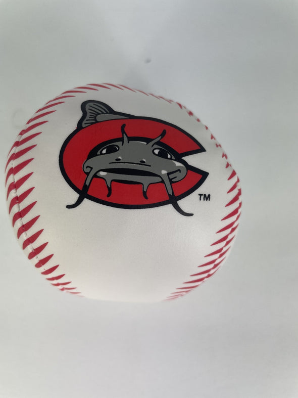 Carolina Mudcats Red/White Softee Ball