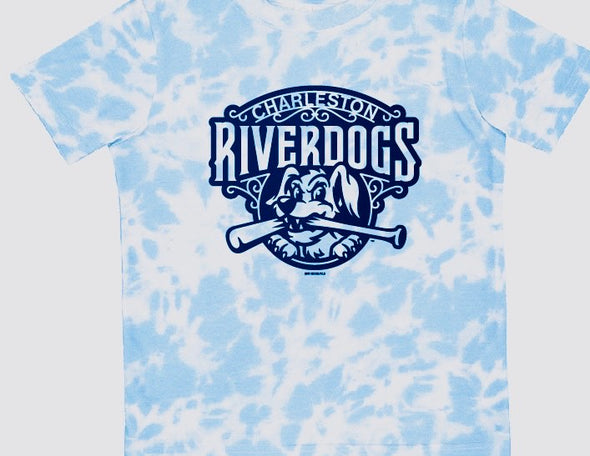 Charleston RiverDogs Toddler Sky Tie-dye Tee