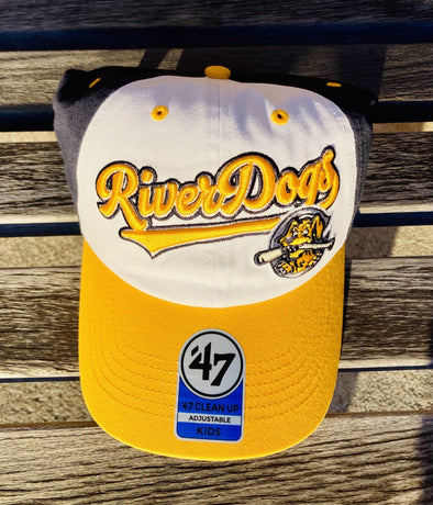 Charleston RiverDogs Yth '47 Navy Scooter Clean Up Adj.