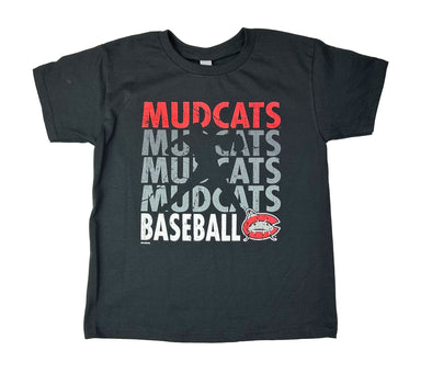 Carolina Mudcats Black Well Youth Tee