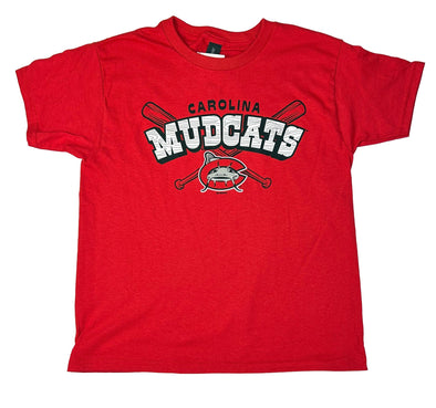 Carolina Mudcats Red Youth Sandals Tee