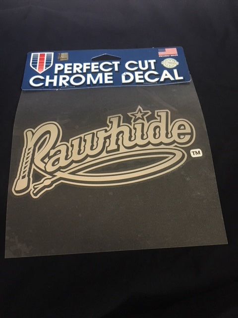 Visalia Rawhide Chrome Decal by WinCraft