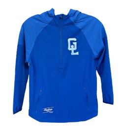 Great Lakes Loons Rawlings Blue GL Windbreaker - Adult