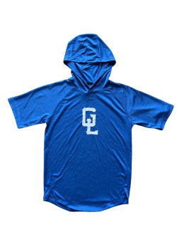 Great Lakes Loons Wilson Evoshield Royal Blue GL Short Sleeve Hoodie