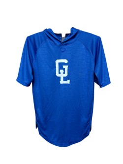 Great Lakes Loons Wilson Evoshield Royal Blue GL Short Sleeve Hoodie