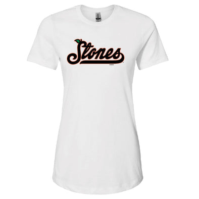 Women's Stones Wordmark Softstyle CVC Tee