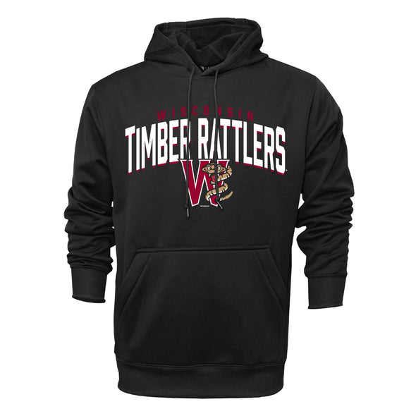 Wisconsin Timber Rattlers Bimm RIdder Black Performance Hoodie