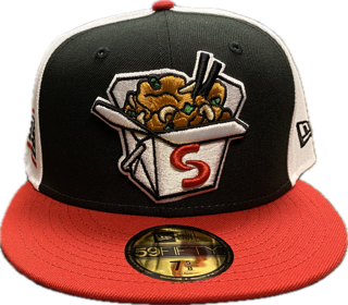 Cashew Chickens New Era 59FIFTY - Black/White/Red - 2024