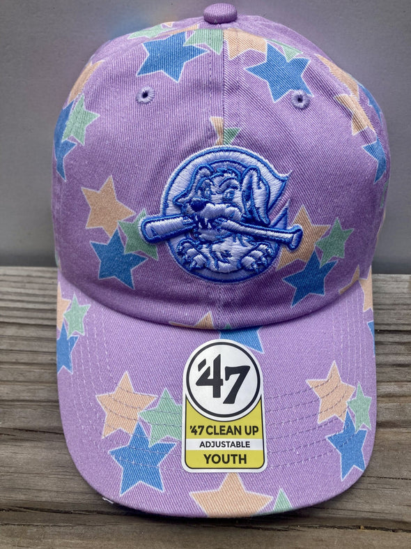 Charleston RiverDogs Youth "Quinn" 47' Purple Star Cap