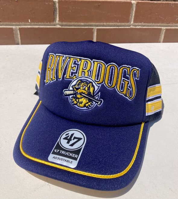 Charleston RiverDogs '47 "Ben" Navy Sideband Trucker Cap