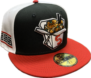 Cashew Chickens New Era 59FIFTY - Black/White/Red - 2024