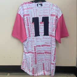 Delmarva Shorebirds 2024 Team Issue Flock for a Cure Jersey