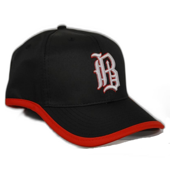 Old English B Black & Red Cap