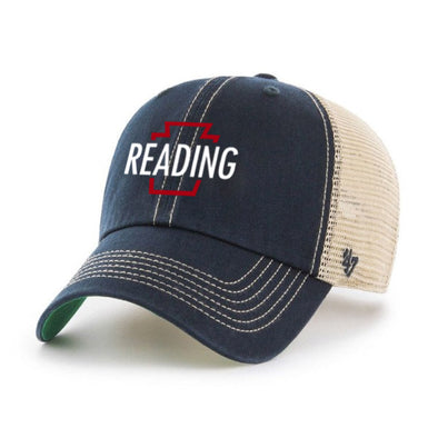 '47 Clean Up Reading Keystones Navy Trawler Adjustable Trucker Mesh Hat