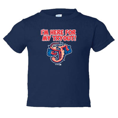 Jacksonville Jumbo Shrimp Bimm Ridder Tryout Infant Tee