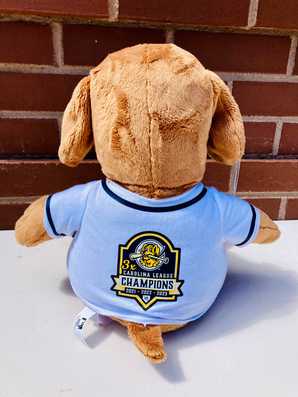 Charleston RiverDogs Championship Charlie T. RiverDog Plush