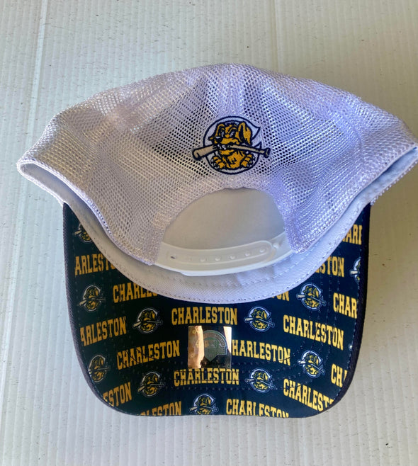 Charleston RiverDogs Youth Maddux Navy Cotton Twill Mesh Cap