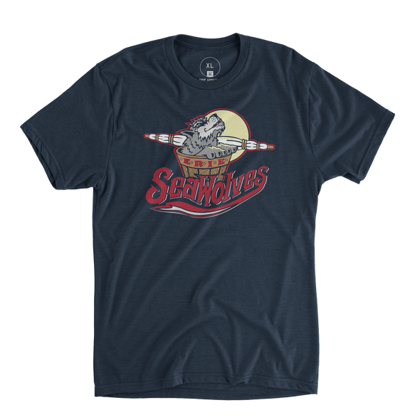 Erie SeaWolves EA 1999 Vintage Logo Tee