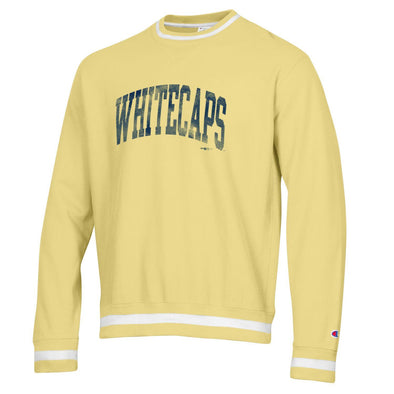 West Michigan Whitecaps Champion Vintage Reverse Weave Crew - Butter
