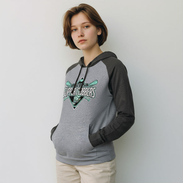 Wisconsin Supper Clubbers Raglan Hoodie Tee *NEW*