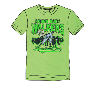 Round Rock Express Spooktacular Round Rock Walkers Baseball Team Soft Cotton Tee