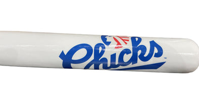 Memphis Chicks Mini Bat (White)