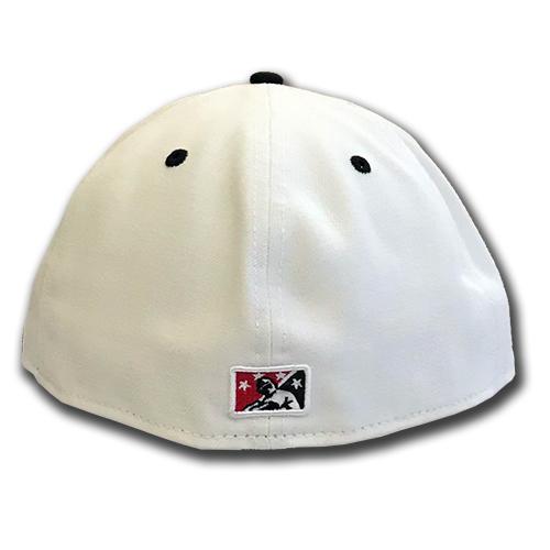 Carolina Mudcats White New Era 5950 On-Field Cap