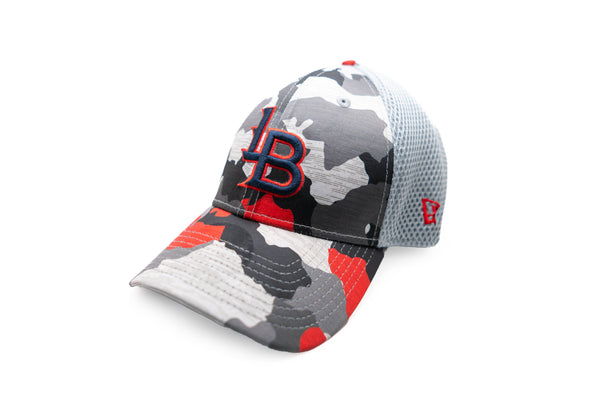 Louisville Bats 39THIRTY Grey Camo Flex Fit