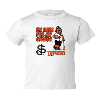 San Jose Giants Boys White Tryout T-Shirt